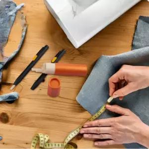 시크릿 초크 펜 연필 재봉용 패브릭 마커 마킹 크레용 재단 패턴 공예 도구 (A2440)