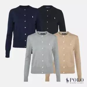 폴로 피마코튼 여성용 가디건