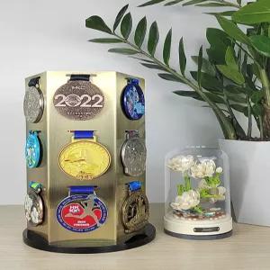 asella 메달보관함 마라톤메달보관 메달정리함 회전정리