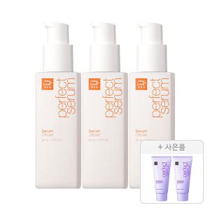 미쟝센 퍼펙트 세럼 크림 80ml, 3개 + 증정(매직스트레이트 트리트먼트 31ml, 2개)
