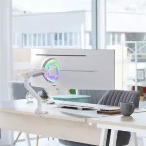 카멜마운트 MPS1H 싱글 초 고중량 암타입 모던 모니터 거치대 받침대 모니터암