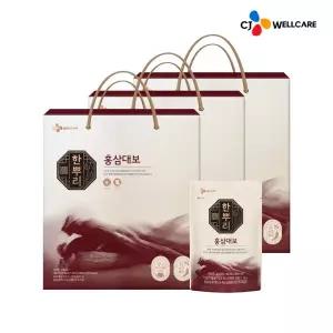 [CJ웰케어]한뿌리 홍삼대보 40ml 24포 x 3개
