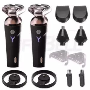 독일 몬타 3헤드 방수면도기 무선 전동 전기 3중날 바리깡 코털 제거 3in1 멀티 헤드 방수 면도기 2세트