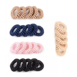 [하프클럽/]머리 묶기 헤어 고정 스프링 꽈배기 머리끈 5p 선택