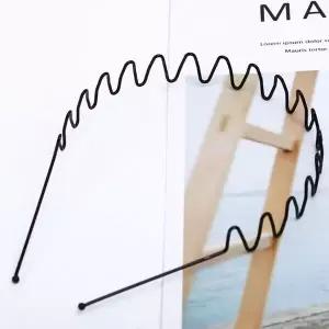 [하프클럽/]웨이브 철사 남자 여자 세안 스프링 물결 머리띠