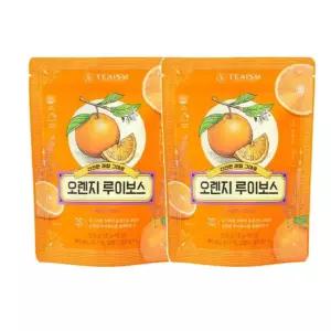 쌍계명차 과일 허브티 오렌지 루이보스 차(15T 2개) 티타임 삼각티백 회사 사무실 팬트리 탕비실 음료