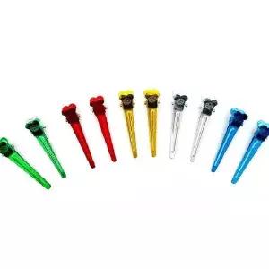 [하프클럽/셀러허브_여성트랜드패션]철 미용핀 집게핀 소형 4p 똑딱핀 집게