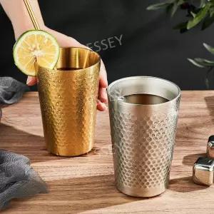 일본 주석잔 사케 맥주컵 잔술 와인 금속 레트로 골동품 컵 술잔 맥주잔 음료