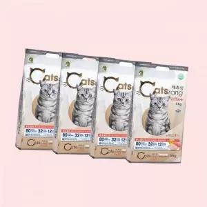캐츠랑 전연령용 비타플러스 20kg(5kg 4개) 대 길냥이사료 리뉴얼 4377179