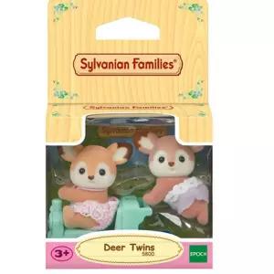 실바니안패밀리 사슴 쌍둥이 어린이 동물 인형 피규어 장난감 선물