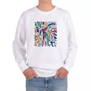 [하프클럽/]맨투맨 전사이즈 사람형상 에너지형상 미술