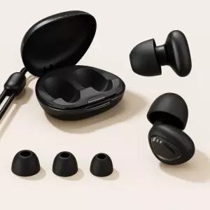 실리콘 들리는 수면 귀마개 소음 차단 감소 이어플러그 향상 잘 집중력