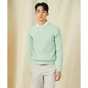 빈폴 BEANPOLE MEN 젠틀 라운드 니트 라이트 그린 (BC5151C05L) BC5151C05L 227519