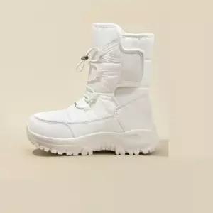 LXFHXN005 여성 겨울 방한화 캐주얼 미들 미끄럼방지 스노우 방한부츠