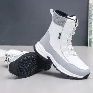 LXFHXN008 여성 겨울 방한화 캐주얼 미들 미끄럼방지 스노우 방한부츠