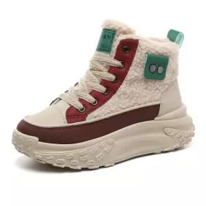 LXFHXN013 여성 겨울 방한화 캐주얼 미들 미끄럼방지 스노우 방한부츠