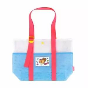 춘식이 비치백 망사가방 세면가방 그물목욕가방