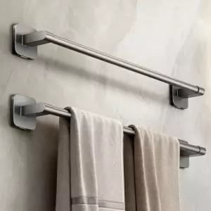 수건걸이 50cm 1개 욕실 무타공 부착식 타월바 원룸 자취방 생활방수 인테리어