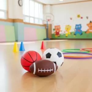 캐스B 러버 스포츠공 3종세트 소프트볼 공놀이 체육활동 축구공 말랑 어린이 운동 장난감