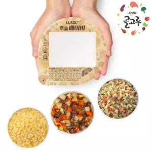 [루솔] 냉장이유식 2~5단계 죽/진밥/아기밥/반찬 24+2 골고루