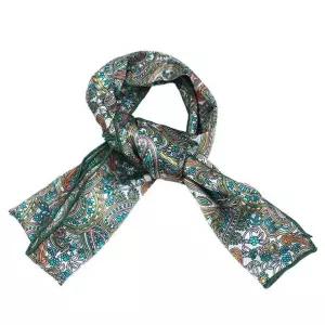 패턴 페이즐리 그린 스카프_SF168 정장 넥타이 셔츠 남자 쁘띠