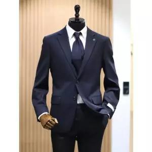 [갤러리아] BON 23F/W 다크그린 모폴리 5:5 슬림핏 스판 슈트 BN3WJA061