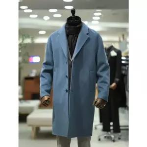 [본]BON 25F/W 핸드메이드 캐시미어혼방 세미오버핏 테일러드 코트BNEWHA554..