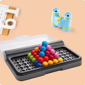 어린이 IQ 3D 구슬 퍼즐 보드 게임 피라미드 플레이트 장난감 선물 (A2490)