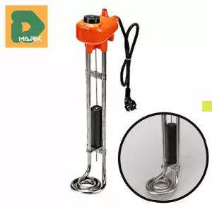 돼지꼬리 온수히터 히터 농업용 양동이 탕비실 침수형 공사현장 봉 코일 가열 전기 물끓이기 급속 이동식