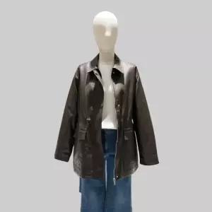 [롯데백화점]시슬리 페이크 레더 퀼팅 하프 자켓 SALE71611