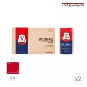 정관장 봉밀절편홍삼 20g*6개 2박스 x 쇼핑백2장