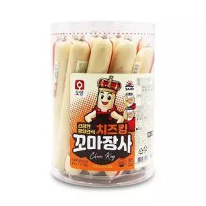 (1300g 65g 20개입) 사조 치즈킹 꼬마 장사 소시지/소세지/간식/후식/입가심/맛있는/학교/학생/어린이