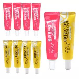 예쁜얼굴 콜라겐크림 25ml 5개+비타민c크림 25ml 5개(총10개)/약국 화장품 휴대용