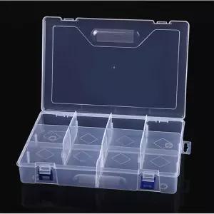 (10칸형)(30x20x6) 비즈보관함 대형 칸막이 소품 보관 케이스/정리함/다용도/수납함/사무용/플라스틱/투명