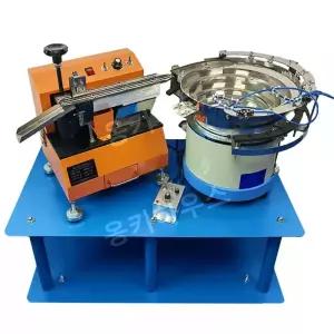 커패시터 자동 절단기 압력식 발가위+진동디스크 풋 LED 머신 커팅 진동 플