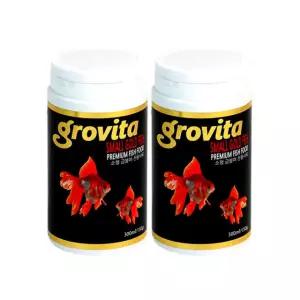그로비타 소형 금붕어 사료 150g, 2개