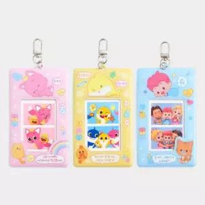 핑크퐁 베베핀 아기상어 사진 키링 3종 세트