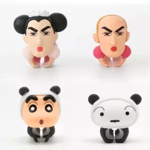 짱구는 못말려 케이블홀더 4종SET 짱구 흰둥이 중성마녀 전선정리 고정클립 단선방지 캐릭터굿즈