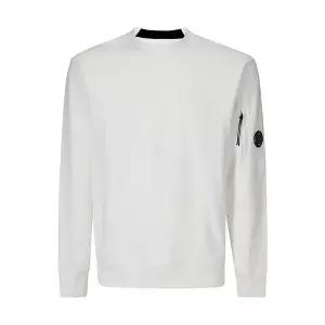 [CP컴퍼니] 다이애그널 레이즈드 플리스 맨투맨 화이트 17CMSS023A 005086W 103