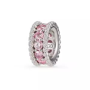 18k 로프 랩 다이아몬드 모아링 펜던트_핑크