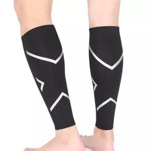 [모두쇼핑]다리보호대 종아리 쫀쫀 압박 근육부상방지 야외운동 무릎보호대 관절보호 스트랩 실리콘보호대