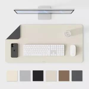 [브릭사] 가죽 데스크매트 논슬립 데스크패드 감성 책상 꾸미기 장패드 키보드 800x400mm