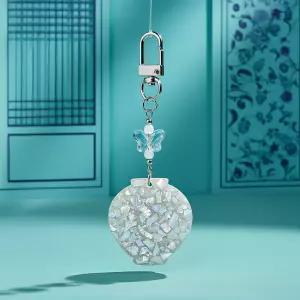 자개 키링 만들기 달항아리 DIY 키트 나전칠기 공예 전통 어르신 문화재 굿즈 선물