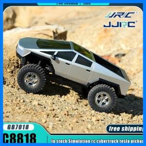 재고 있음 JJRC C8818 RC카 시뮬레이션 RC 사이버트럭 픽업 합금 오프로드 자동차 무선 조종 자동차 남자아