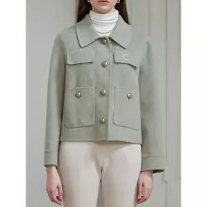 [하프클럽/]핸드메이드 발열안감 울혼방 카라넥 싱글 자켓 MK11HJ201HJY