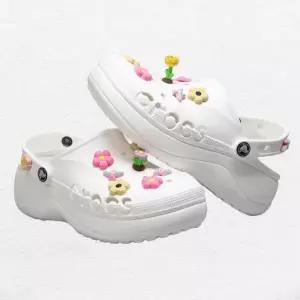 [크록스](스포츠)]바야 플랫폼 클로그 화이트 208186-100