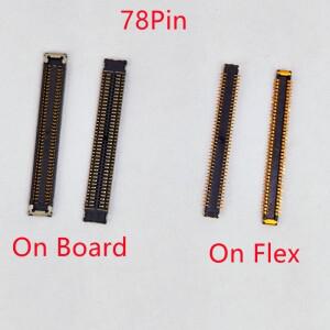 5-20pcs USB 충전기 포트 온보드 FPC 커넥터 삼성 호환 A30S A40 A70 A71 M51 플러그 78Pin