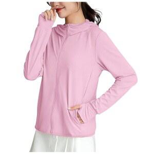 [JPAYAROGOAN] 자외선 차단제복 여성용 방표복 파카 래시가드 차단제 uv컷 냉감 긴팔 경량 속건 무지 얇은 봄 여름 걸치기 남녀 겸용 낚시 나들이 통근 통학 작업 바람막이 넉넉함 예쁘장하다