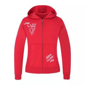 까스텔바작 본사 여성 자수 포인트 지퍼 후드 가디건_BGCFSJ504RE_ 1091020