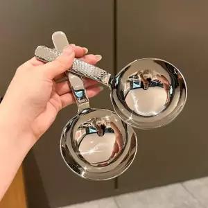 주방필수 스테인레스 서빙스푼 미니국자 숟가락 대왕 다용도 스텐304 짧은 손잡이 국자수저